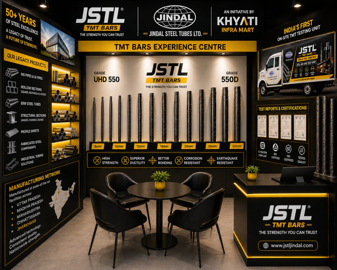 JSTL TMT Bars Construction
